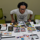 Takashi Tokita, with games from his long Square Enix career. Aliens is on the far right.